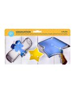 More Than Baking Graduation Cookie Cutters | 3-Piece