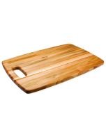 Proteak Rounded Edge Grain Wood Cutting Board - 8” x 12” (518)