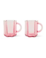 Core Home 2-Piece 16.5oz Flower Mug Set against a plain white background