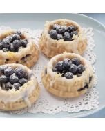Nordic Ware Shortcake Baskets Pan (54348) lifestyle with berries