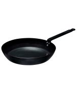 Browne Foodservice Thermalloy Black Carbon Steel Fry Pan