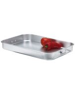 Browne Foodservice Thermalloy Aluminum Straight Sided Roasting Pan