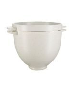 KitchenAid 5-Quart Grey Speckled Ceramic Bread Bowl with Baking Lid | Fits 4.5-Quart & 5-Quart KitchenAid Tilt-Head Stand Mixers