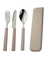 Viners Organic 3-Piece On The Go Cutlery Set & Case