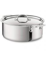 All-Clad Stainless Steel Stockpot & Lid | 6 Qt.