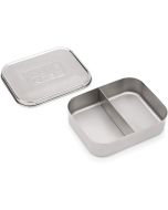 Fox Run Stainless Steel 2-Section Snack Container