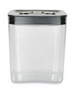 Click Clack 3.5 Quart Cube Storage Container | Stainless Steel