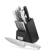 Cuisinart Stainless Steel Hollow Handle 15 Piece Cutlery Block Set