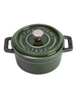 Staub .275 Qt. Mini Round Dutch Oven | Basil