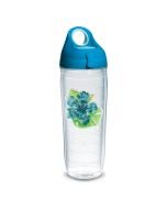 Tervis® 24oz Double-Walled Insulated Tumbler with Water Bottle Lid | Island Hibiscus - Teal