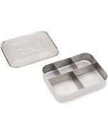 Fox Run Stainless Steel 5-Section Snack Container