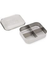 Fox Run Stainless Steel 4-Section Snack Container