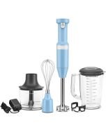 KitchenAid Variable Speed Cordless Hand Blender with Accessories | Blue Velvet
