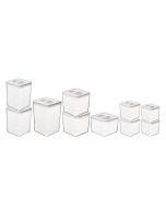 Click Clack Cube Storage Containers (10-Piece Set) | White