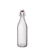 Bormioli Rocco 33.75oz Swing Top Giara Glass Bottle | Clear
