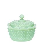 Mosser Glass Gigi Collection Hobnail Butter Tub | Jadeite