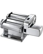  image shows Marcato Atlasmotor Classic Pasta Machine | Chrome against a blank, white backgroun