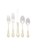 Oneida Golden Mandolina 18/10 Stainless Steel 45-Piece Flatware Set