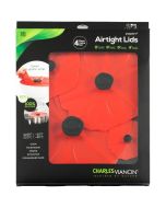 Charles Viancin Poppy Silicone Lids | 4-Piece Set