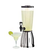 OGGI 3-Qt. Beverage Dispenser With Ice Tube Chiller