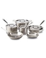 All-Clad D5 Brushed Stainless Steel Cookware Set | 10-Piece