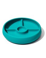 OXO Tot Silicone Divided Plate | Teal