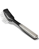 image shows OXO Stainless Steel Dish Brush with Replaceable Head  against a blank, white background
