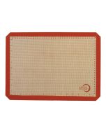 Mercer Culinary Half Size Silicone Bake Mat 11.7x16.5 Orange