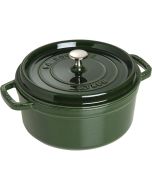 Staub Cast Iron 4 Qt. Round Dutch Oven | Basil