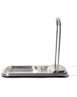 OXO Good Grips Spoon Rest with Lid Holder | Stainless Steel