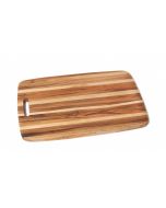 image shows Lipper International Teak Oversized Cutting & Serving Board against a blank, white background
