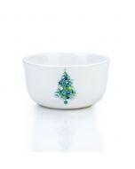 Fiesta® 28oz All-Purpose Gusto Bowl (6")  | Blue Christmas Tree (White)