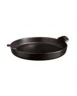 Emile Henry 12" Deep Dish Pizza Pan | Charcoal