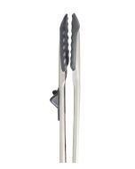 Tovolo Silicone-Tipped Locking Tongs (Charcoal) - 81-9837