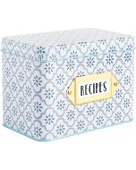 C.R. Gibson Tin Recipe Box | True Blue