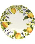 Certified International 11" Melamine Dinner Plate | Lemon Zest