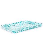Crow Canyon Jelly Roll/Large Rectangle Tray  (Turquoise & White)