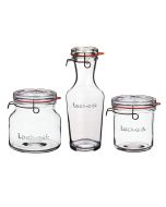 Luigi Bormioli Lock-Eat Jar 3pc Set