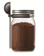 Fox Run Jarware Coffee Spoon Clip - Black (82652)