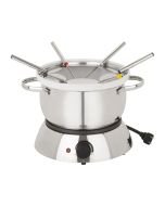 Stainless Steel Trudeau Alto 3 in 1 Electric Fondue Set