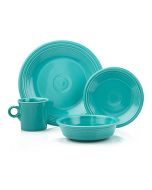 Fiesta Dinnerware - 4 Piece Place Setting - Turquoise Blue