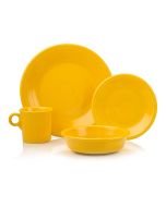 16-Piece Dinnerware Set - Daffodil Yellow Fiesta