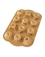 Nordic Ware Bundt Charms Pan - Premier Gold Collection