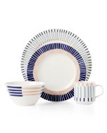 image shows Kate Spade 4-Piece Place Setting (Brook Lane) against a blank, white background