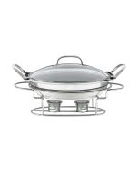 Cuisinart Classic Entertaining Stainless Steel Round Buffet Server | 11"