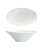 Fortessa Accentz® 8" Oval Dipping Bowl | White