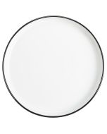 BIA Cordon Bleu 10" Dinner Plate | Stackable, Black Rim