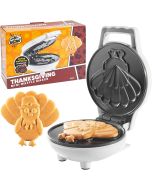 CucinaPro Waffle Wow! Waffle Maker | Mini Thanksgiving Turkey