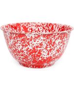 Crow Canyon Large Serving/Salad Bowl | Red Marble 
