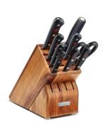Wusthof Gourmet 10-Piece Knife Block Set | Acacia